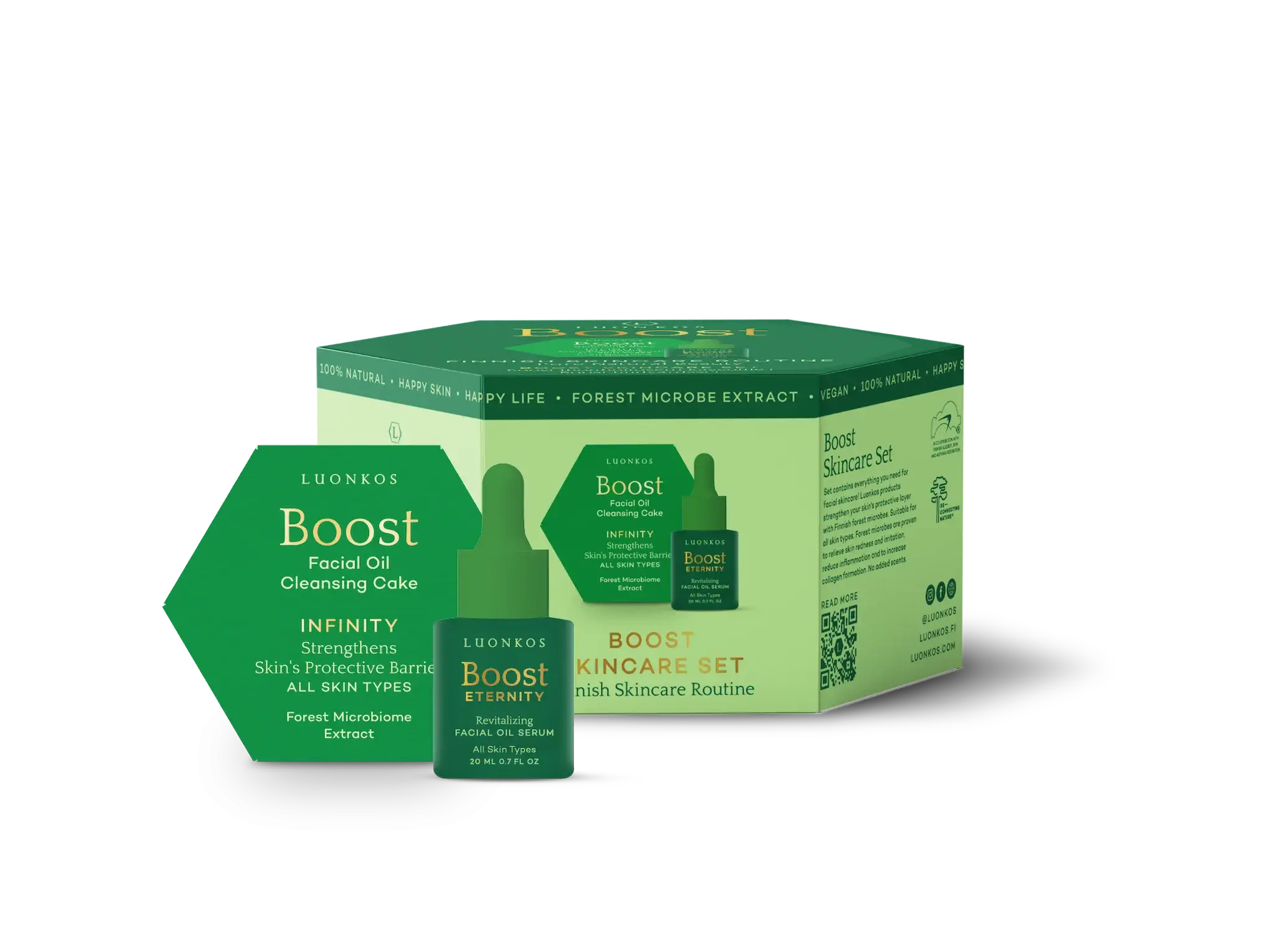 Luonkos Boost ihonhoitosetti