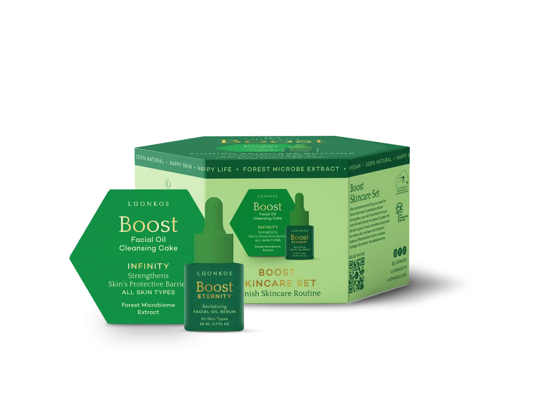 Luonkos Boost ihonhoitosetti