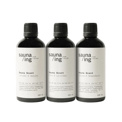 SUPERDIILI Saunatuoksutrio Sauna/Ing