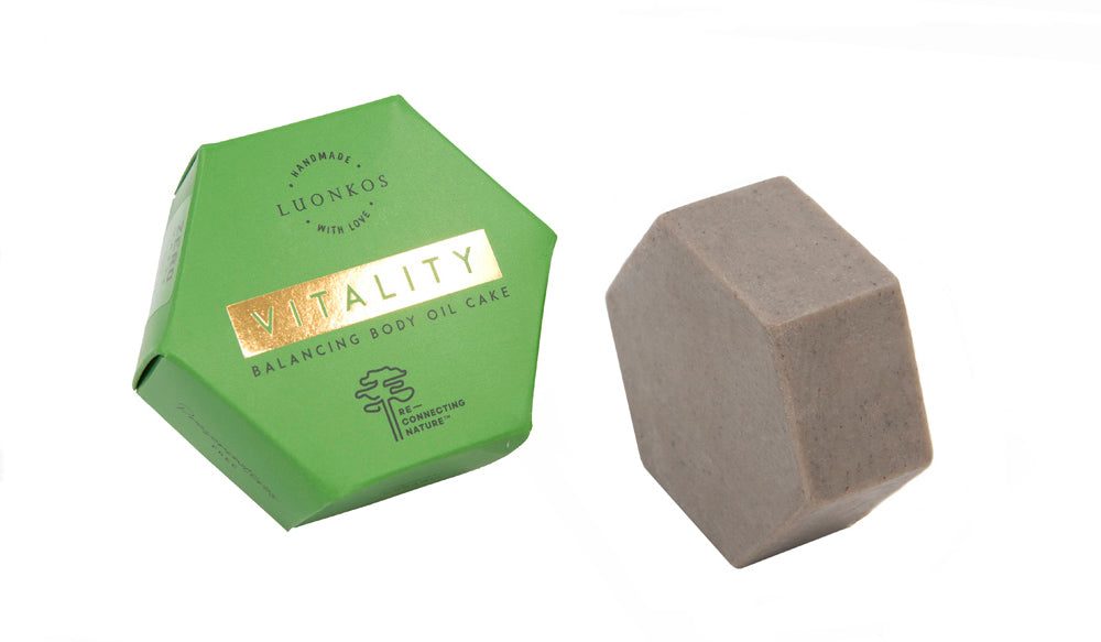 SECONDS Vitality balancing body oil cake