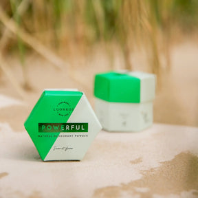 2-KVALITETS Kraftfull puderdeodorant, oparfymerad