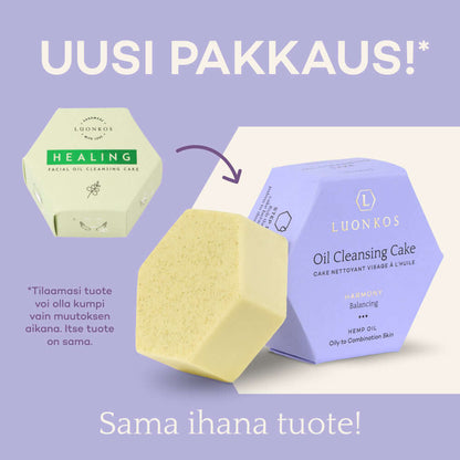 2ND QUALITY Healing oil cleansing bar for face