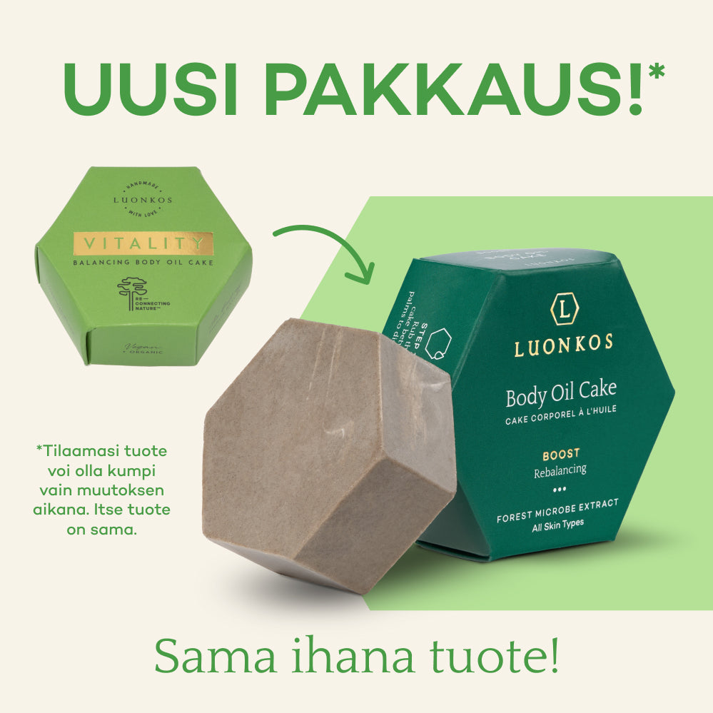Luonkos Vitality kroppsoljekaka – för alla hudtyper