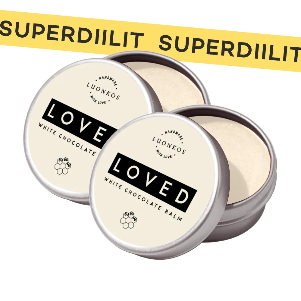 SUPERDIILI Loved valkosuklaabalsami 2pack
