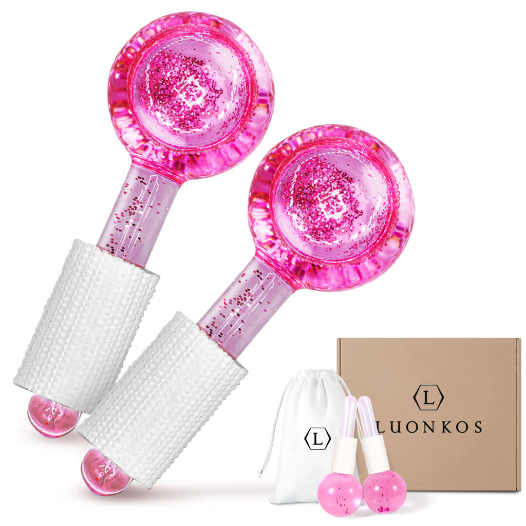 Kasvohierontakuulat – pinkki 2 kpl