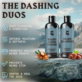 Striking Viking Parranshampoo ja Hoitoaine