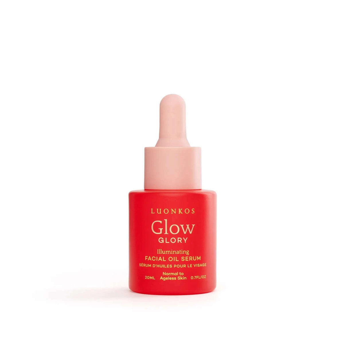 Luonkos Glory öljyseerumi kasvoille 20ml kosteus ja kirkkaus ikääntyvälle iholle.