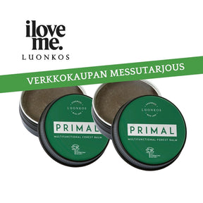 Primal 30ml monikäyttöinen metsämikrobivoide 2-pack ihonhoitoon kuivalle ja kutiavalle iholle, luonnollisilla aineksilla, tuoksuttomana ja perheystävällisenä.