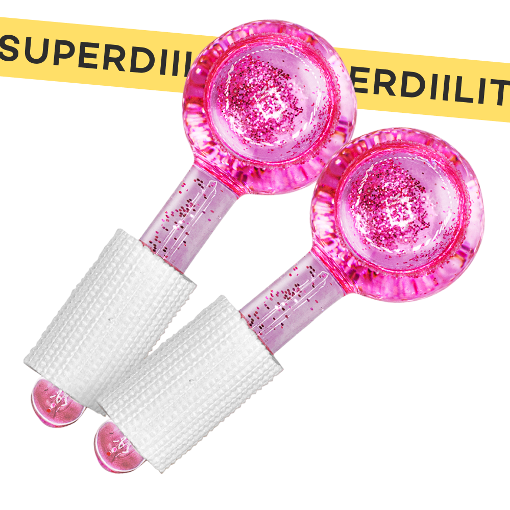 Facial massage balls – pink 2 pcs