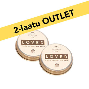 Loved hoitava valkosuklaabalsami huulille ja kynsinauhoille 2-pack superdiilissä