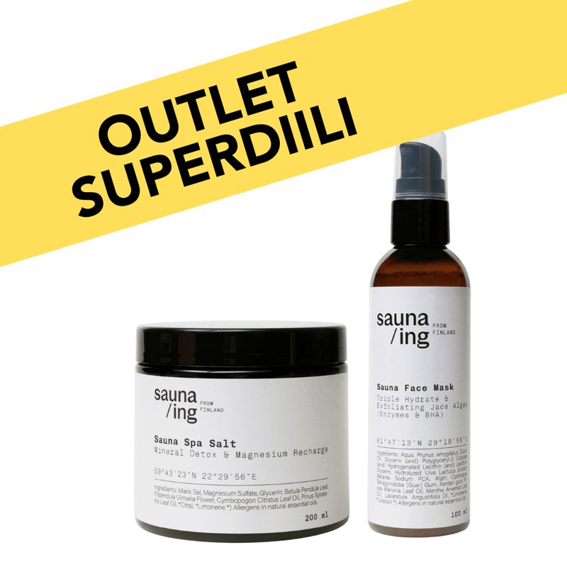 SUPERDIILI Hemmotteleva lahjapakkaus Sauna/Ing