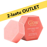 Luonkos Devotion natural hand and body soap with apricot kernel oil, gentle cleansing for normal to mature skin, outlet quality with minor cosmetic imperfections.
