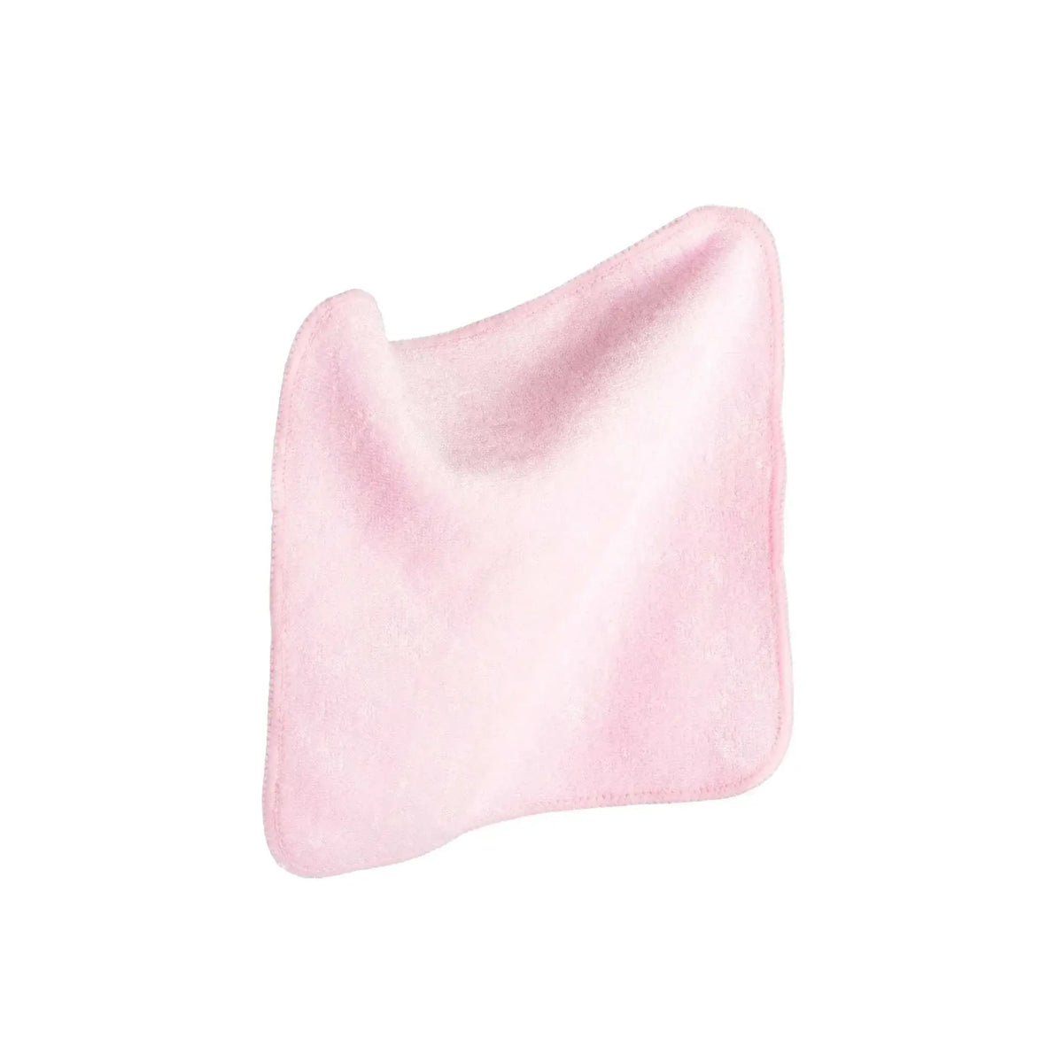 Soft pink Luonkos Kasvoliina facial cleansing cloth made of bamboo and polyester