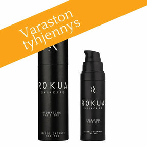 Rokua Hydrating Face Gel kosteuttava kasvogeeli mustaherukansiemenöljyllä ja skvalaanilla miehille