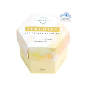 Serenity oat powder facial cleanser