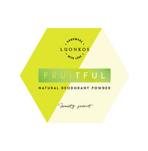 2-KVALITETS Fruktig puderdeodorant, fruktig doft