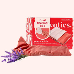 Bodyotics ComfyCuddle lämpö- ja viilennyspussi laventelintuoksulla, pehmeä ja uudelleenkäytettävä hyvinvointituote