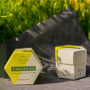 2-KVALITETS Fruktig puderdeodorant, fruktig doft