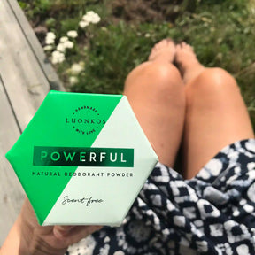 2-KVALITETS Kraftfull puderdeodorant, oparfymerad