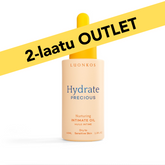 2-laatuinen Luonkos Hydrate Precious intiimiöljy 40ml, luonnollinen hoitava öljy kuivalle ja herkkälle iholle, kosteuttaa ja suojaa limakalvoja, hajusteeton ja vegaaninen