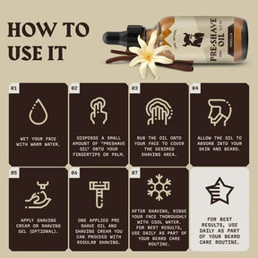 Parranajon Esivalmisteluöljy - Vaniljan tuoksu