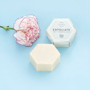Exfoliate gently exfoliating almond soap