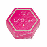 I Love You pink love soap