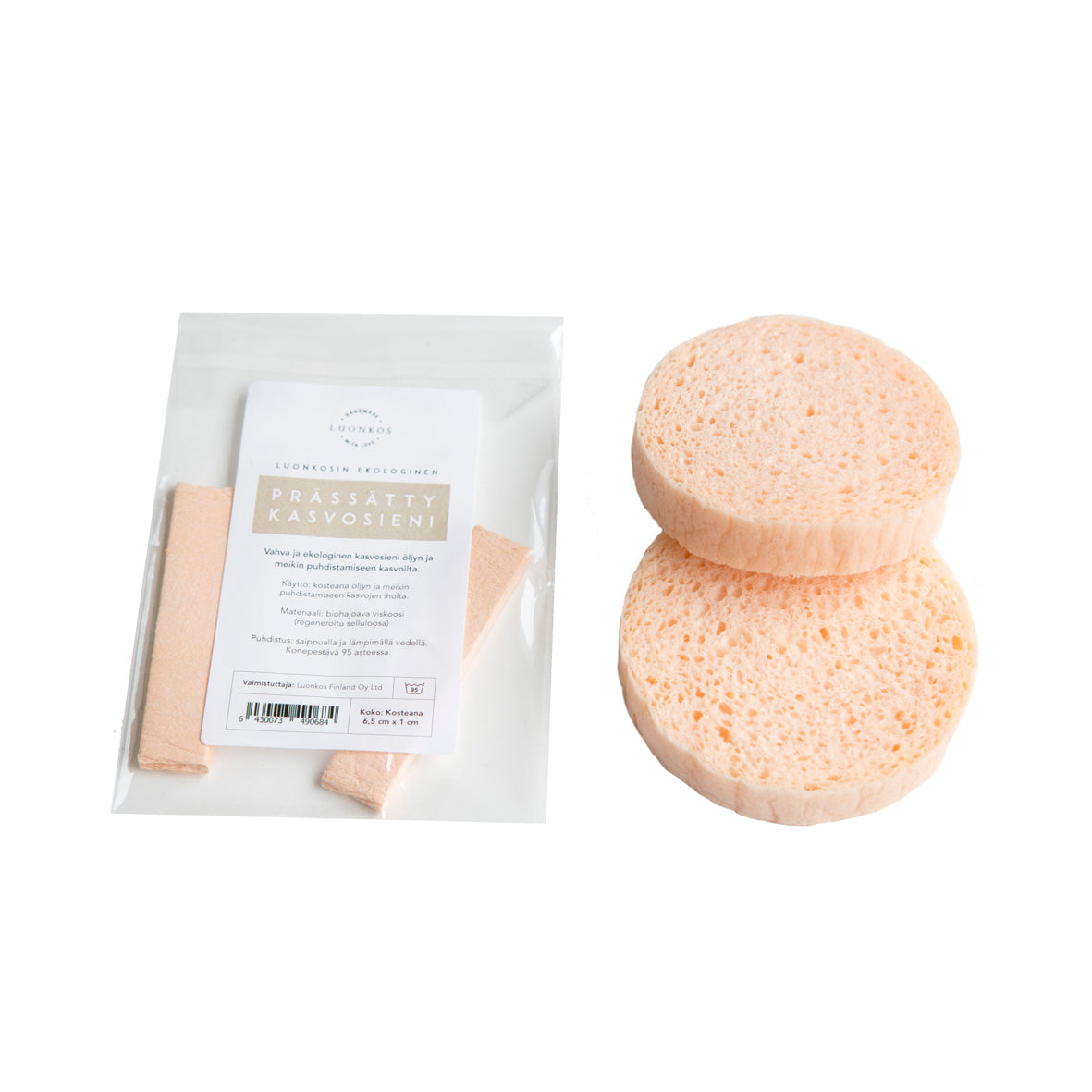  Ecological facial sponge 2 pc.