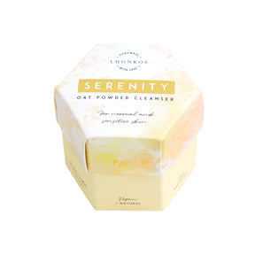 Serenity oat powder facial cleanser